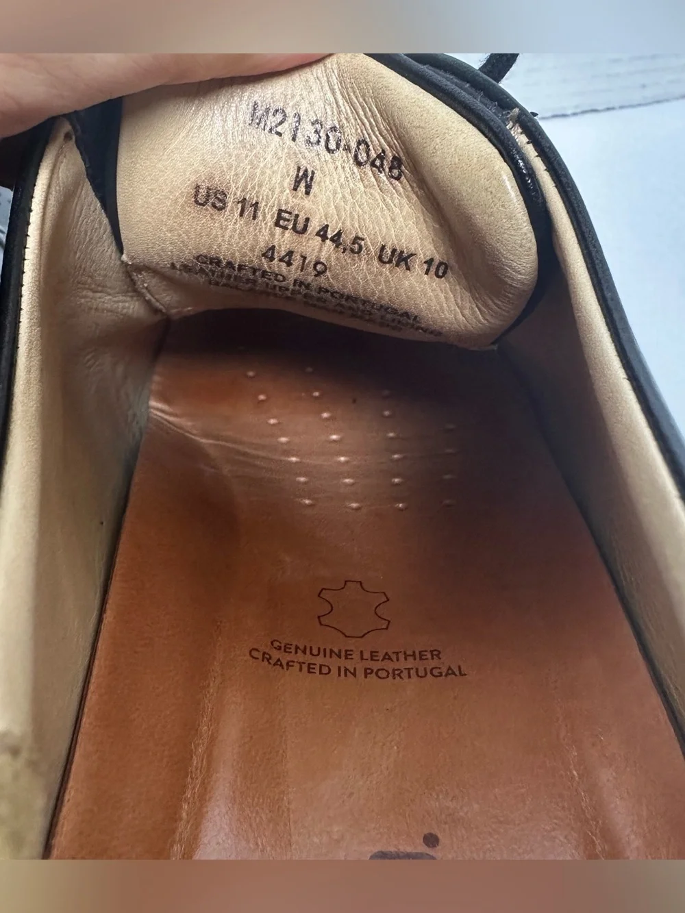 Samuel Hubbard Men’s 100% Leather Oxford Tipping Point Men’s Dress Shoes-Size 11